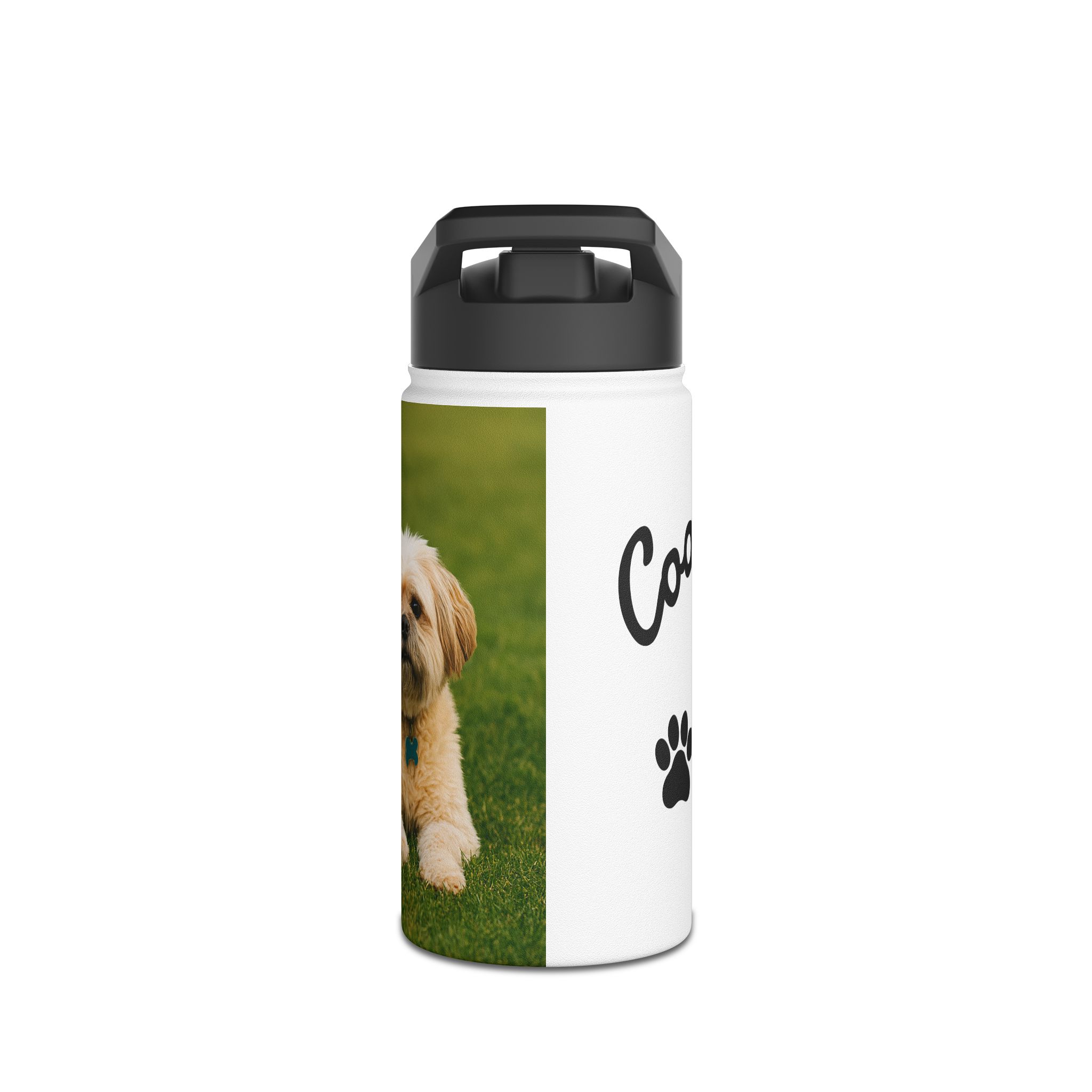 custom dog photo stainless steel water bottle – personalized (12/18/32oz) custom dog photo stainless steel water bottle – personalized (12/18/32oz)