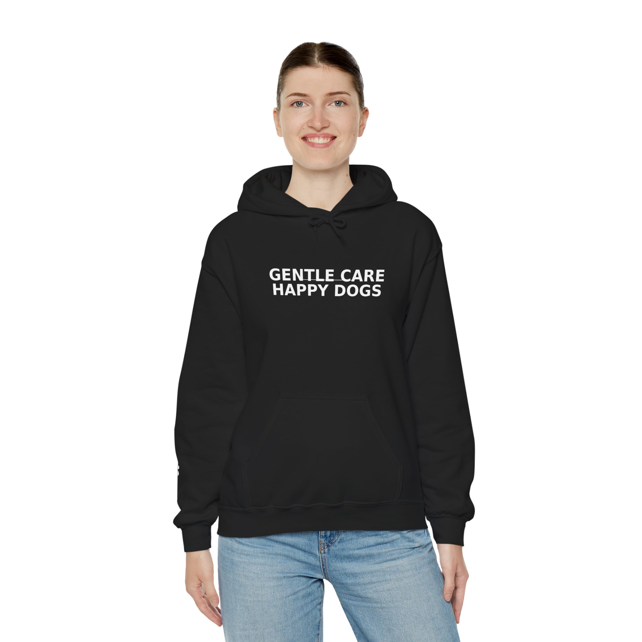gentle care happy dogs hoodie – unisex cozy pullover for dog lovers gentle care happy dogs hoodie – unisex cozy pullover for dog lovers