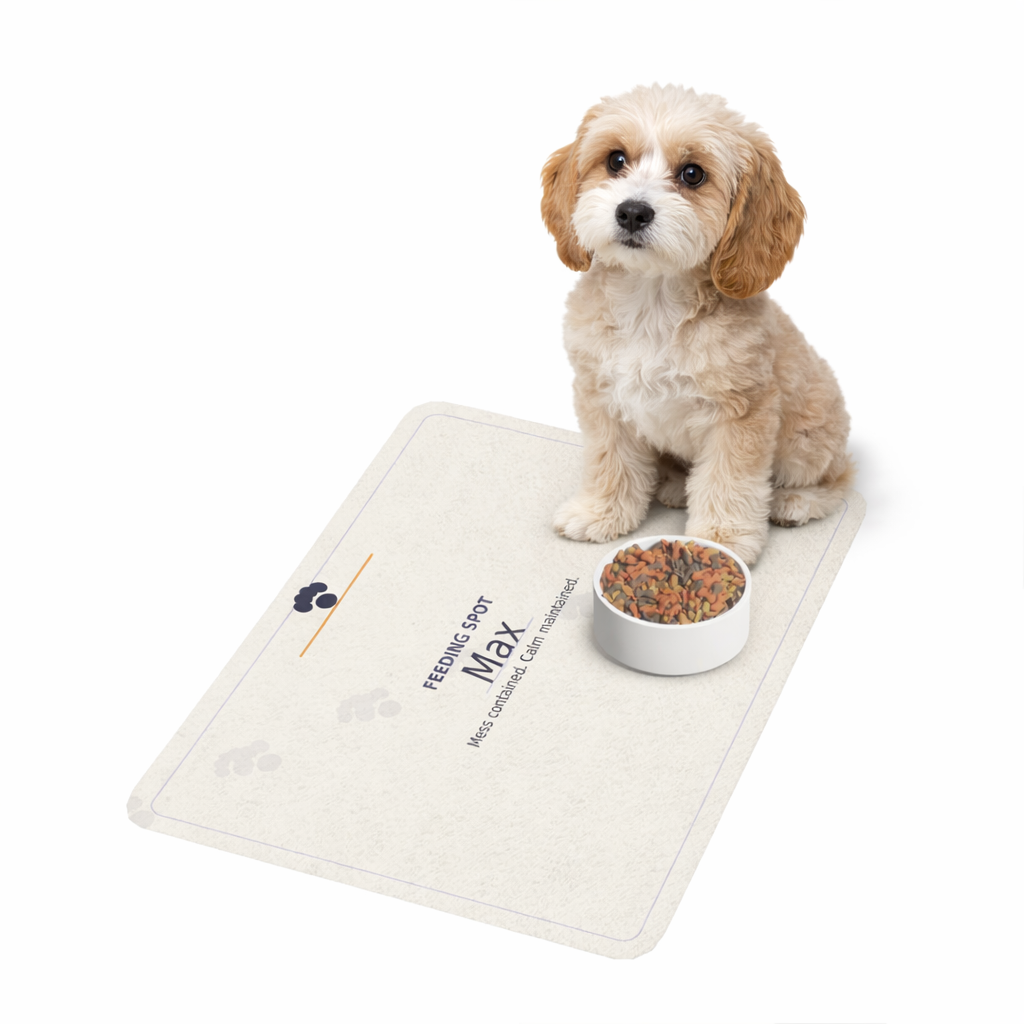 personalized dog feeding mat (12x18) – custom name bowl mat personalized dog feeding mat (12x18) – custom name bowl mat