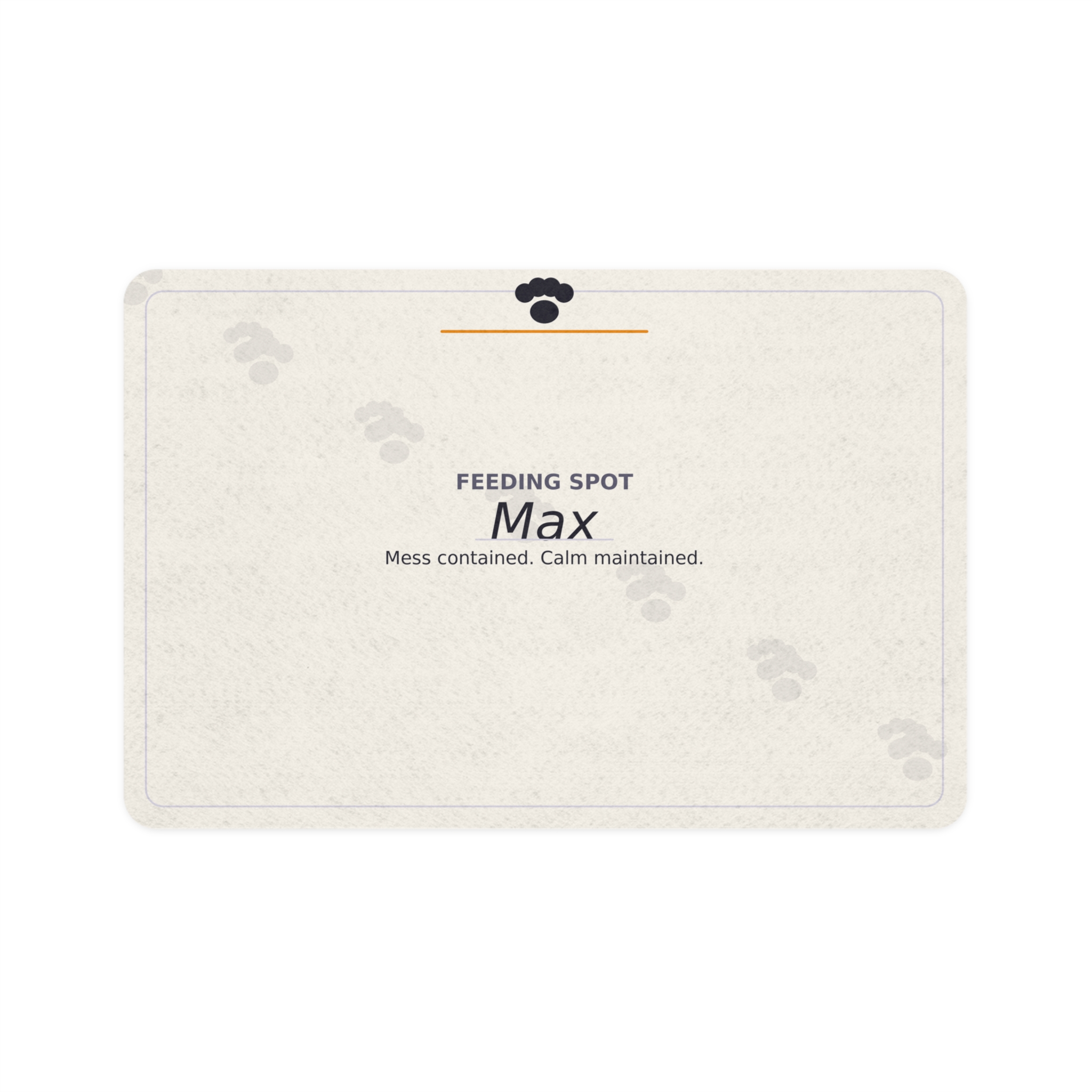 personalized dog feeding mat (12x18) – custom name bowl mat personalized dog feeding mat (12x18) – custom name bowl mat