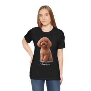 dog photo t shirt (unisex jersey, s–3xl)