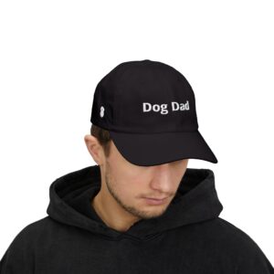 dog dad embroidered dad hat (classic cap) — 4 colors